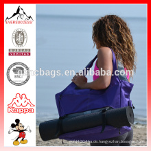 Maßgeschneiderte Yoga-Matte-Einkaufstasche mit Bottle Pocket Carrier Pilates Mat Tasche (ESX-LB290)